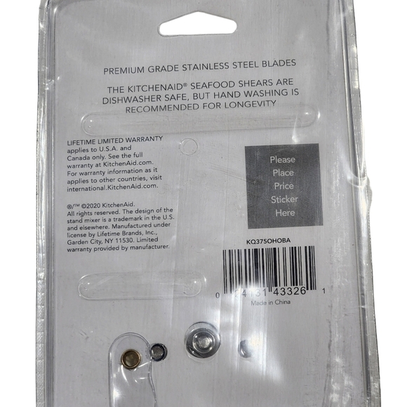 New KitchenAid Seafood shears Scissors Crab legs Lobster Crawfish Shrimp - Picture 5 of 5